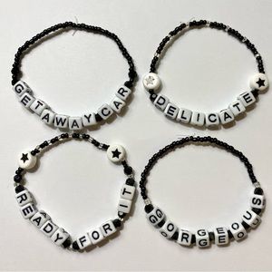Taylor Swift Eras Tour Reputation Friendship Bracelets Handmade